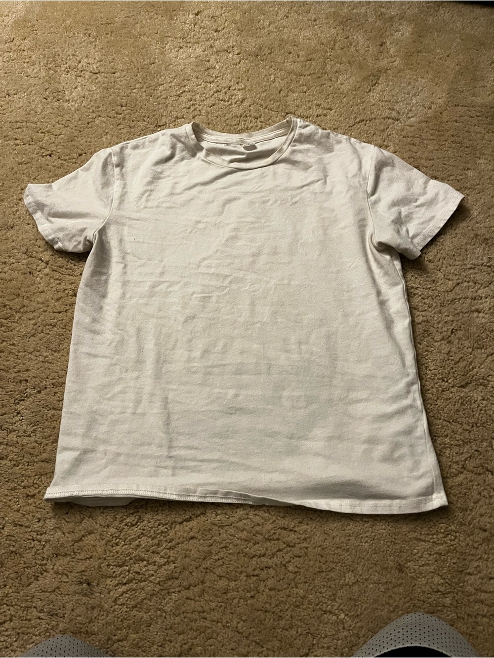 Kids' Short Sleeve White Crew Tee